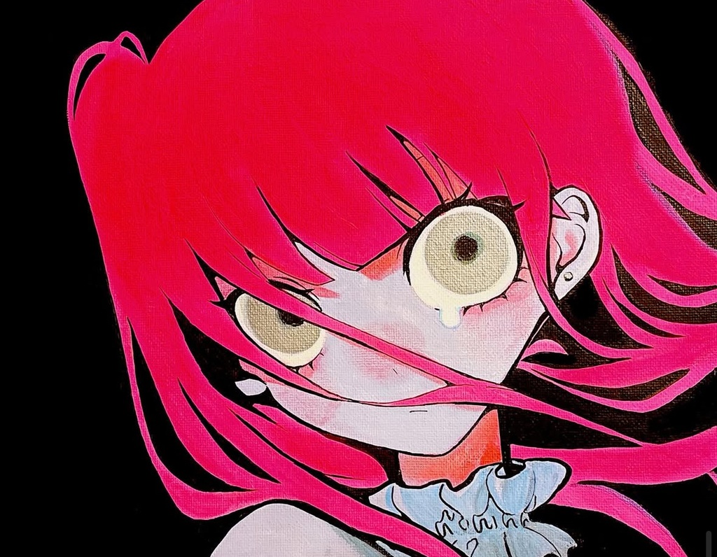 アクリル原画「あっ」