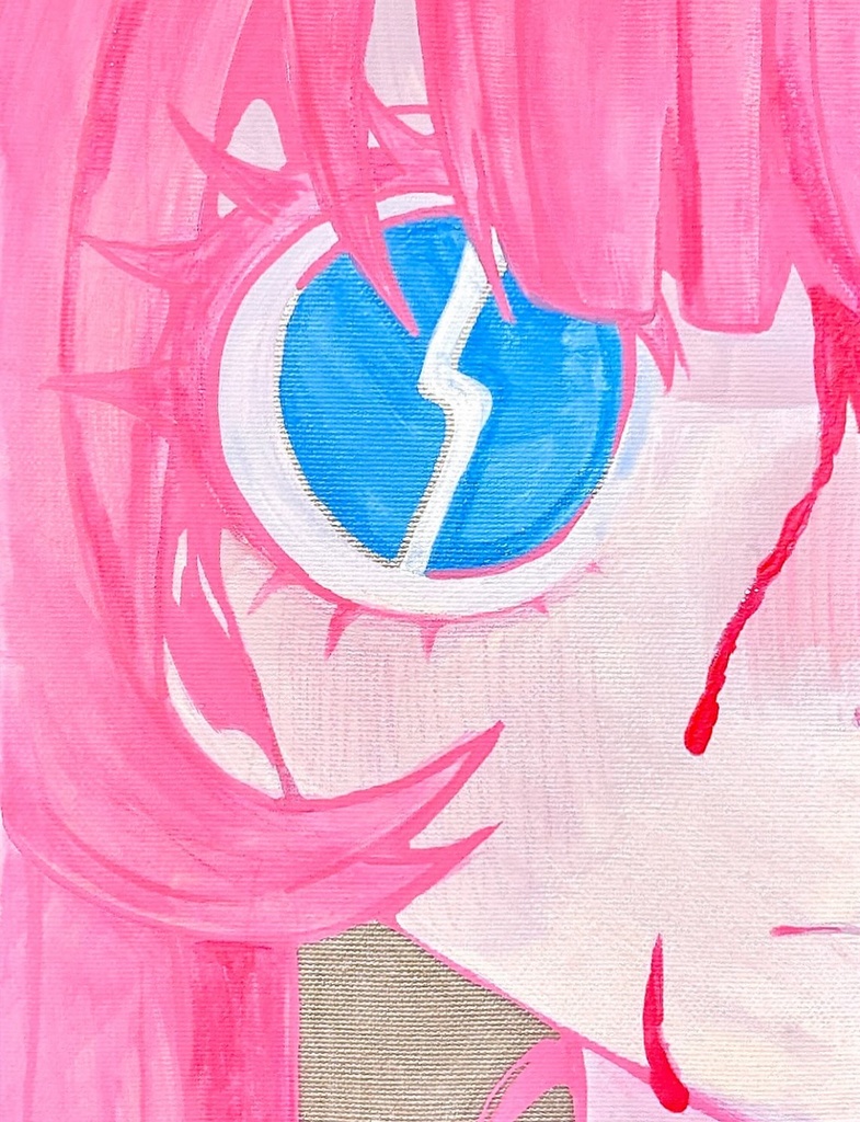 アクリル原画「目が」