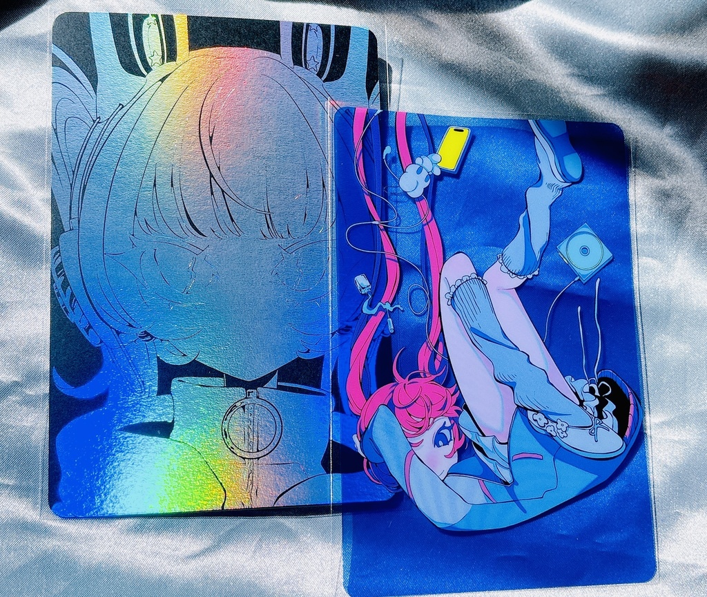 クリア&ホログラムポストカード