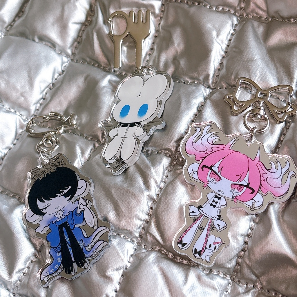 ミラーアクリルキーホルダー