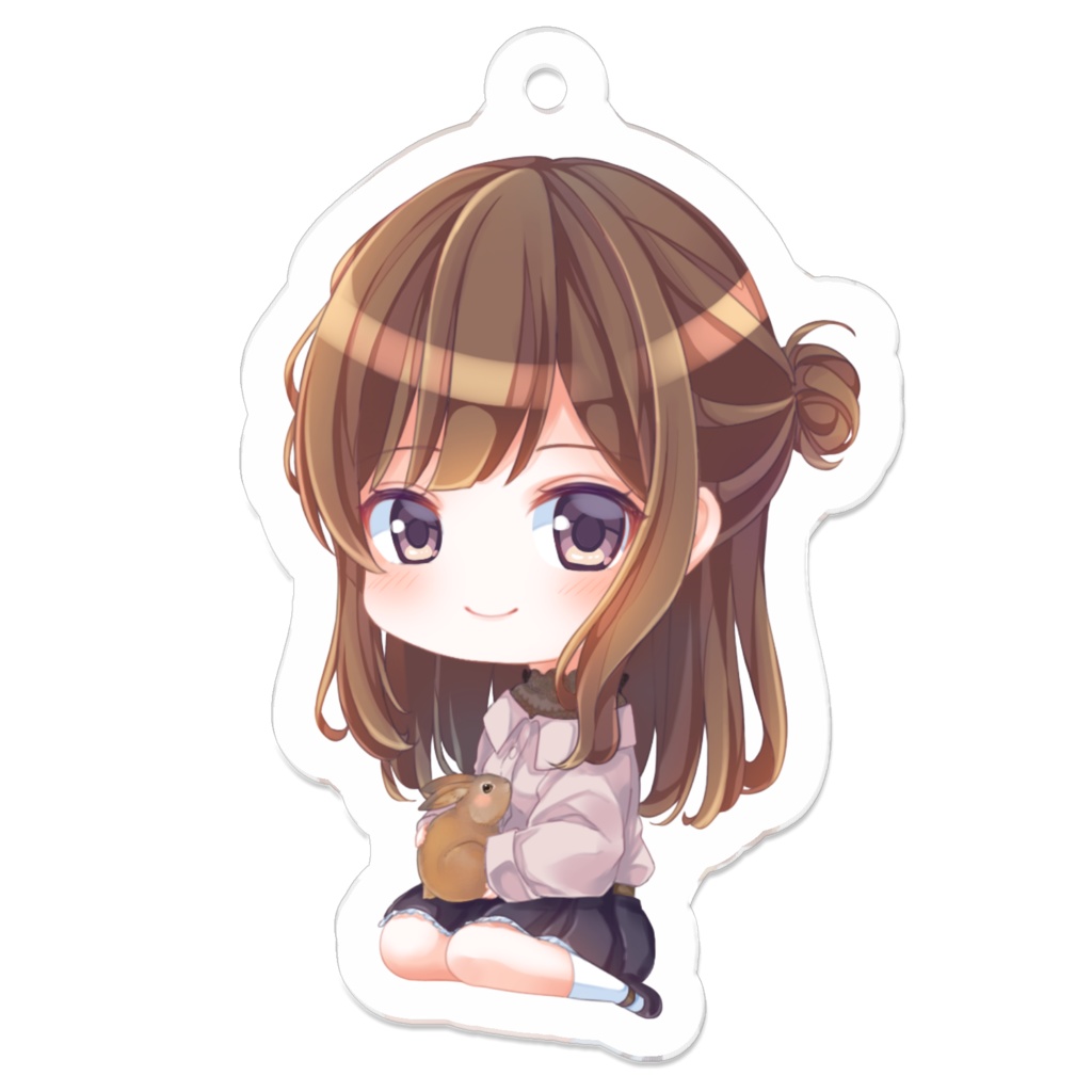 モコちゃんと一緒アクリルキーホルダー