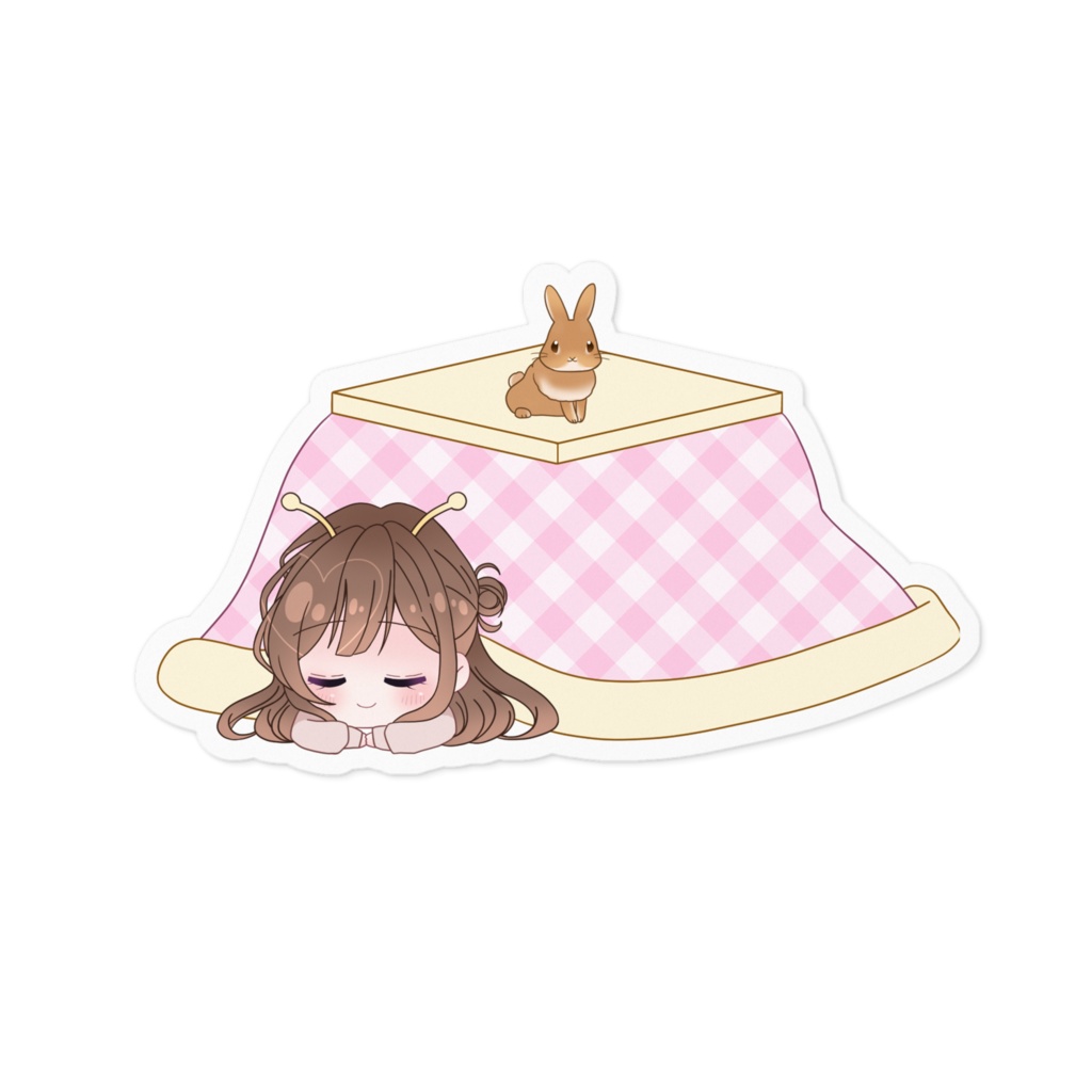 【音瀬麻美】コタツムリスヤスヤあさみんステッカー