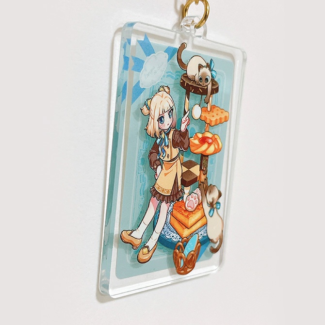 【お菓子擬人化イラスト】多層アクキー