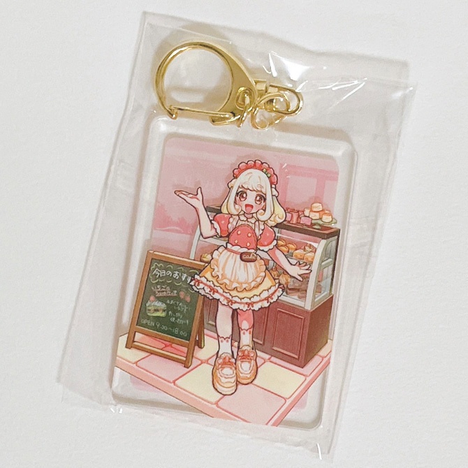 【お菓子擬人化イラスト】多層アクキー