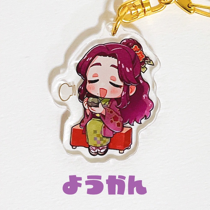 【お菓子擬人化イラスト】ミニキャラアクキー