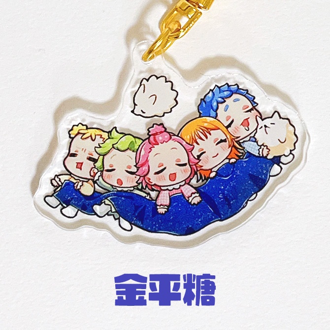 【お菓子擬人化イラスト】ミニキャラアクキー