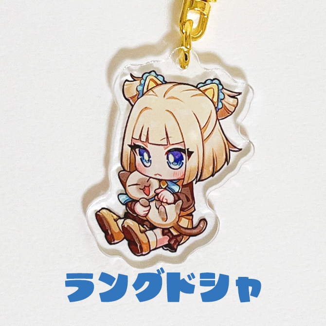 【お菓子擬人化イラスト】ミニキャラアクキー