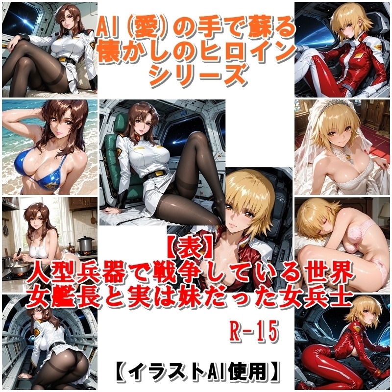 『【表】人型兵器で戦争している世界 女艦長と実は妹だった女兵士』AIの手で蘇る懐かしのヒロインシリーズ
