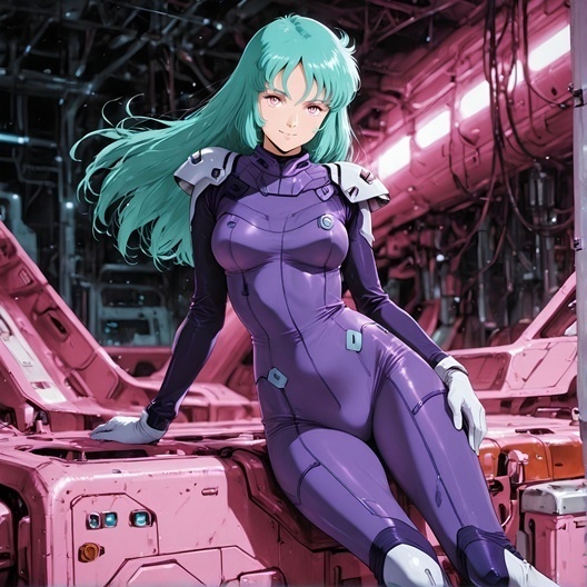 『【表】昆虫っぽいロボットが戦う異世界で一人可愛すぎた聖女王様』AIの手で蘇る懐かしのヒロインシリーズ