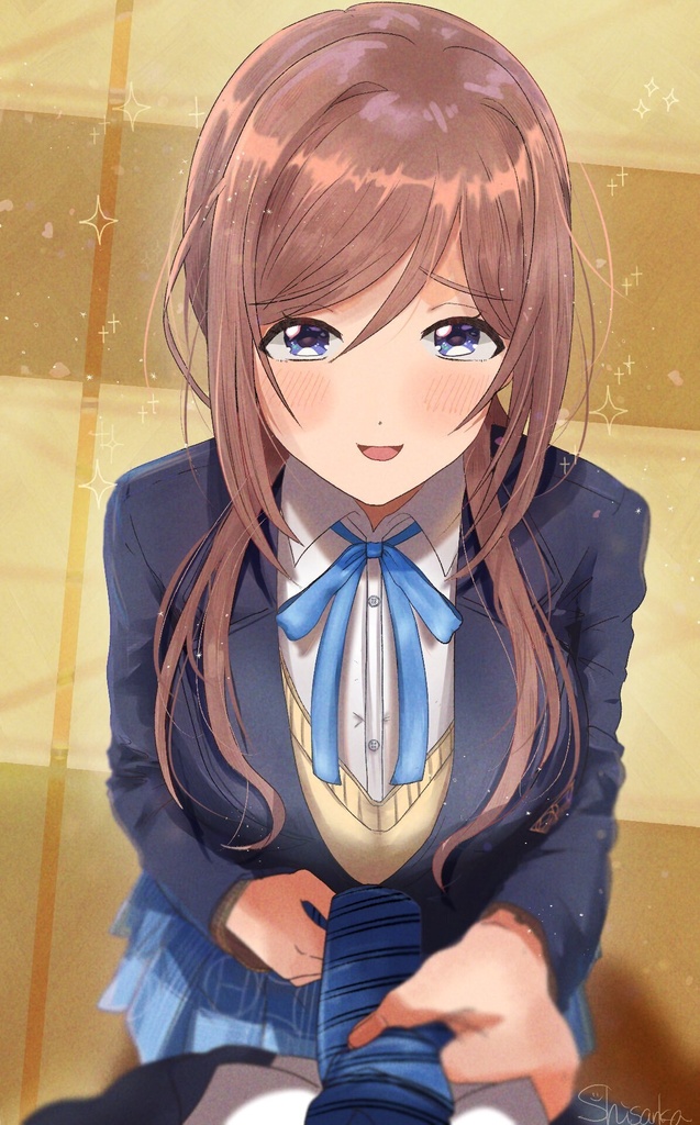 ネクタイ曲がってるよ♡👔姫崎莉波ポストカード