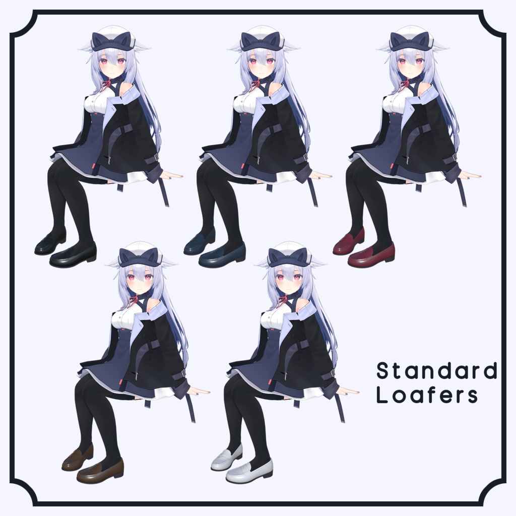 【桔梗ちゃん用】靴 ローファー カラーバリエーション5色