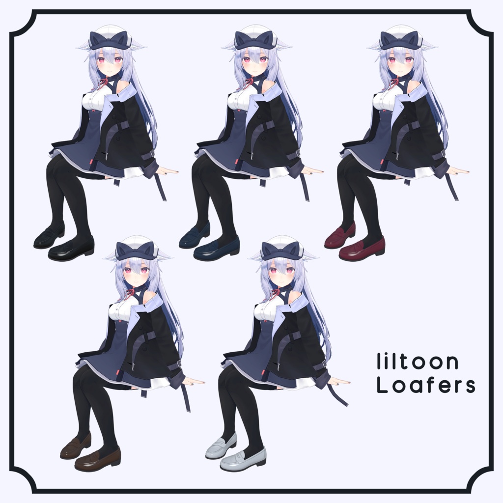 【桔梗ちゃん用】靴 ローファー カラーバリエーション5色