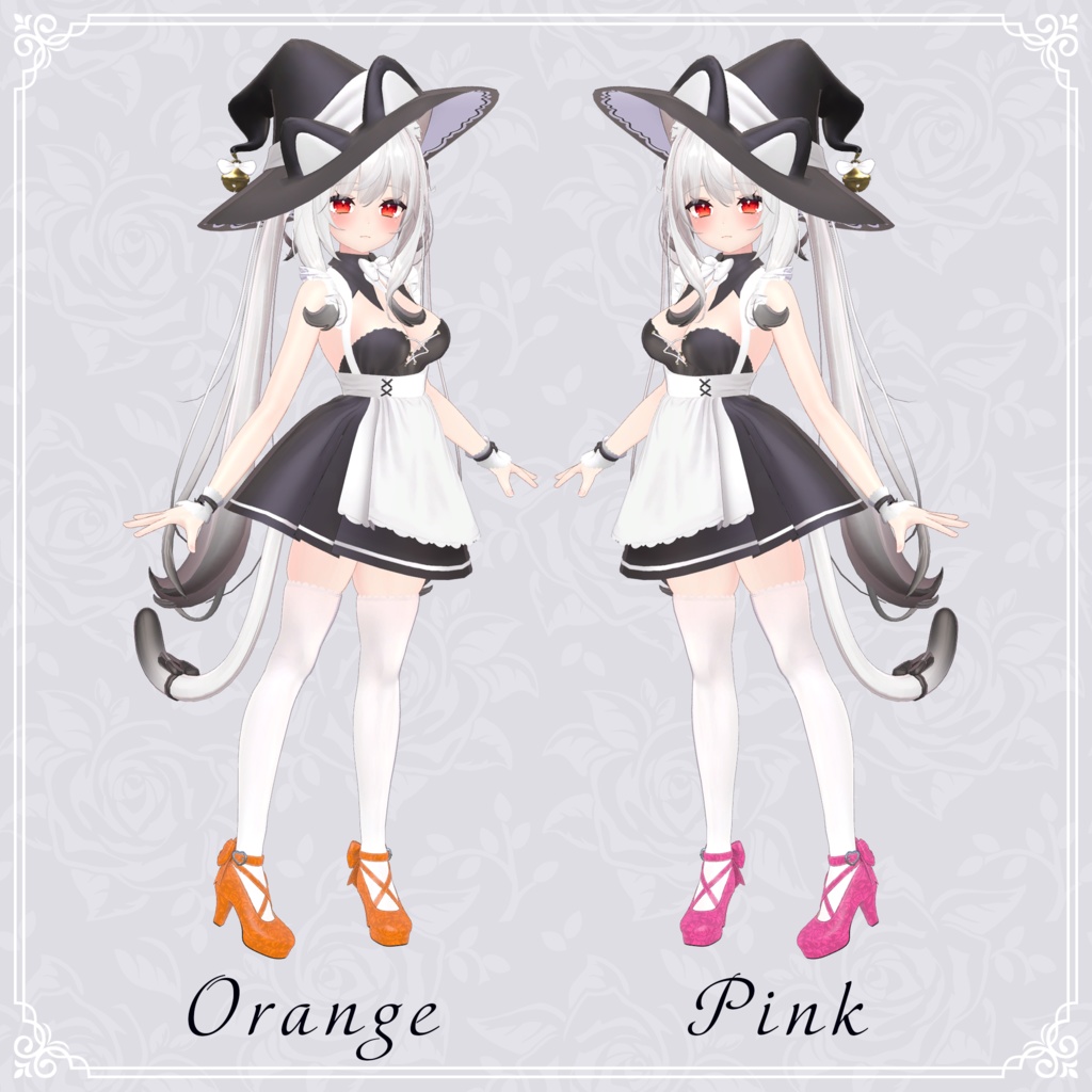 【舞夜ちゃん用】靴 リボン付きパンプス カラーバリエーション6色