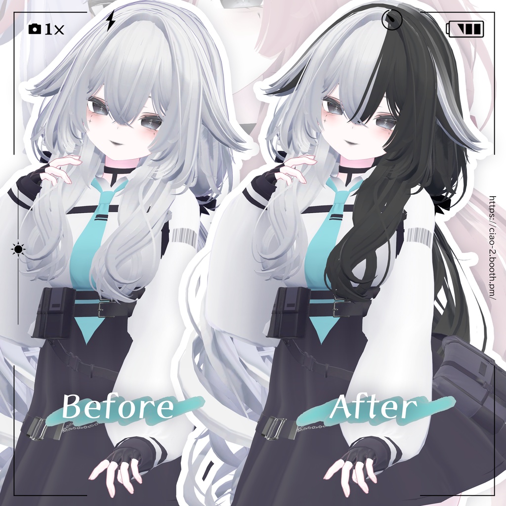 【ルルネ専用】Hairツートン・セパレートカラー【セットアップ動画付き】