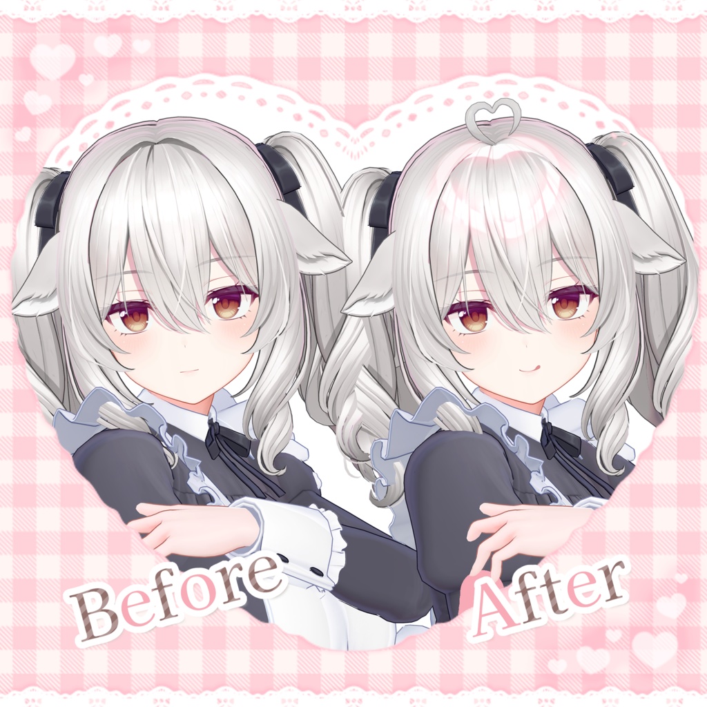 【ミルティナ専用】はぁとのアホ毛/ハイライト♥【PB設定済み】