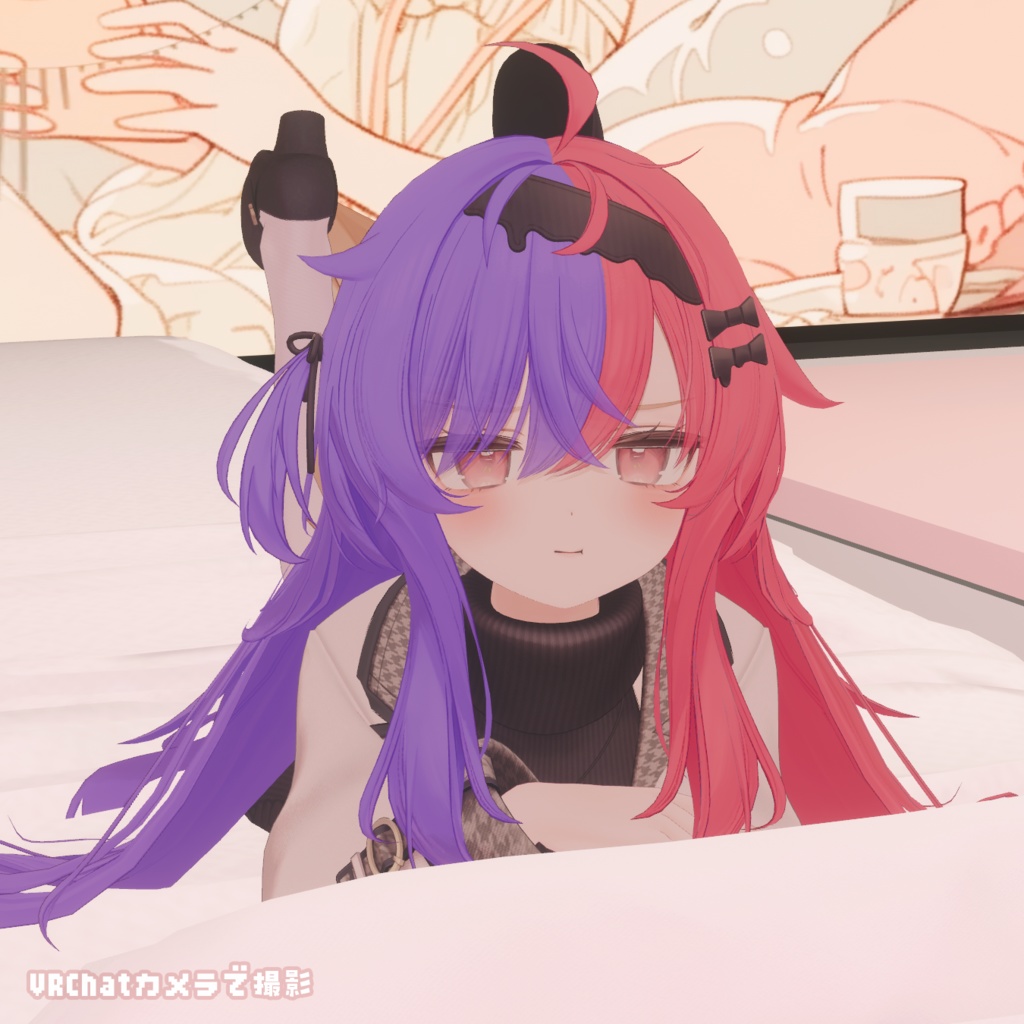 【エク専用】Hairグラデーション メッシュ・ツートンカラー【セットアップ動画付き】