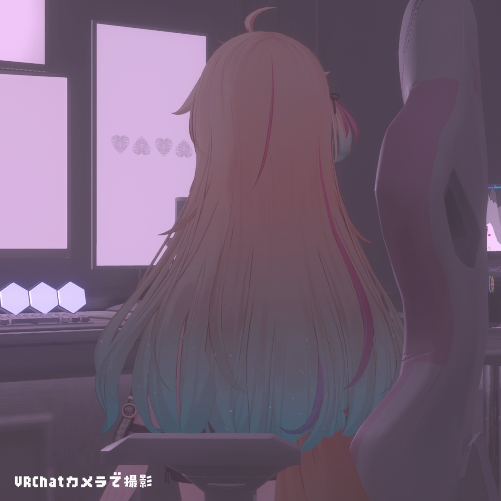 【エク専用】Hairグラデーション メッシュ・ツートンカラー【セットアップ動画付き】