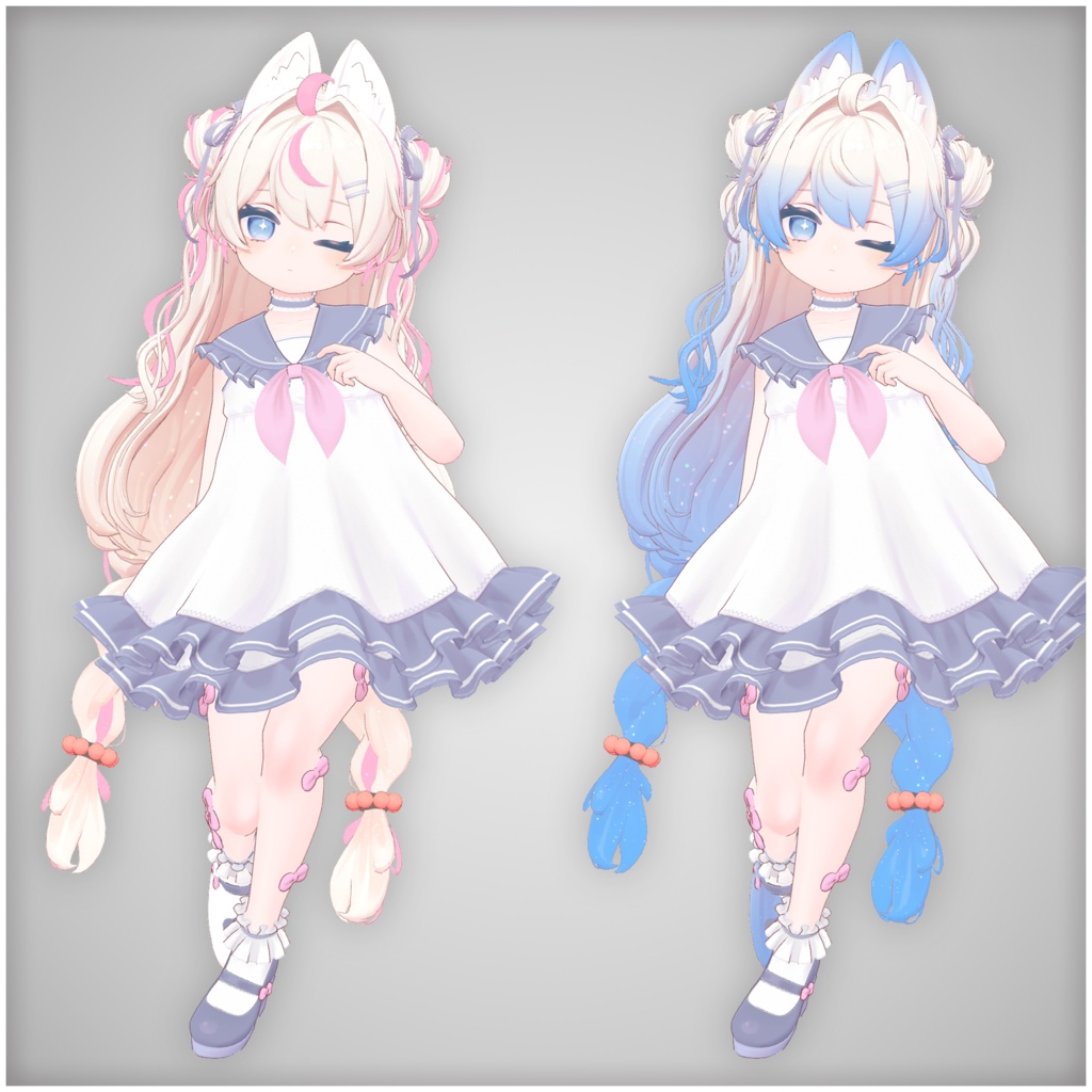 【ぽわり専用】Hairグラデーション メッシュ【セットアップ動画付き】