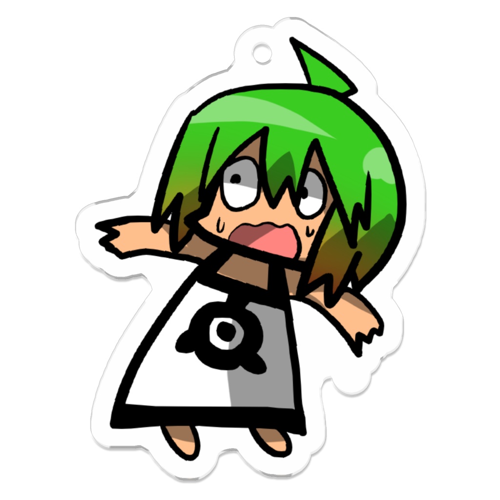 隊長ビビり顔アクリルキーホルダー