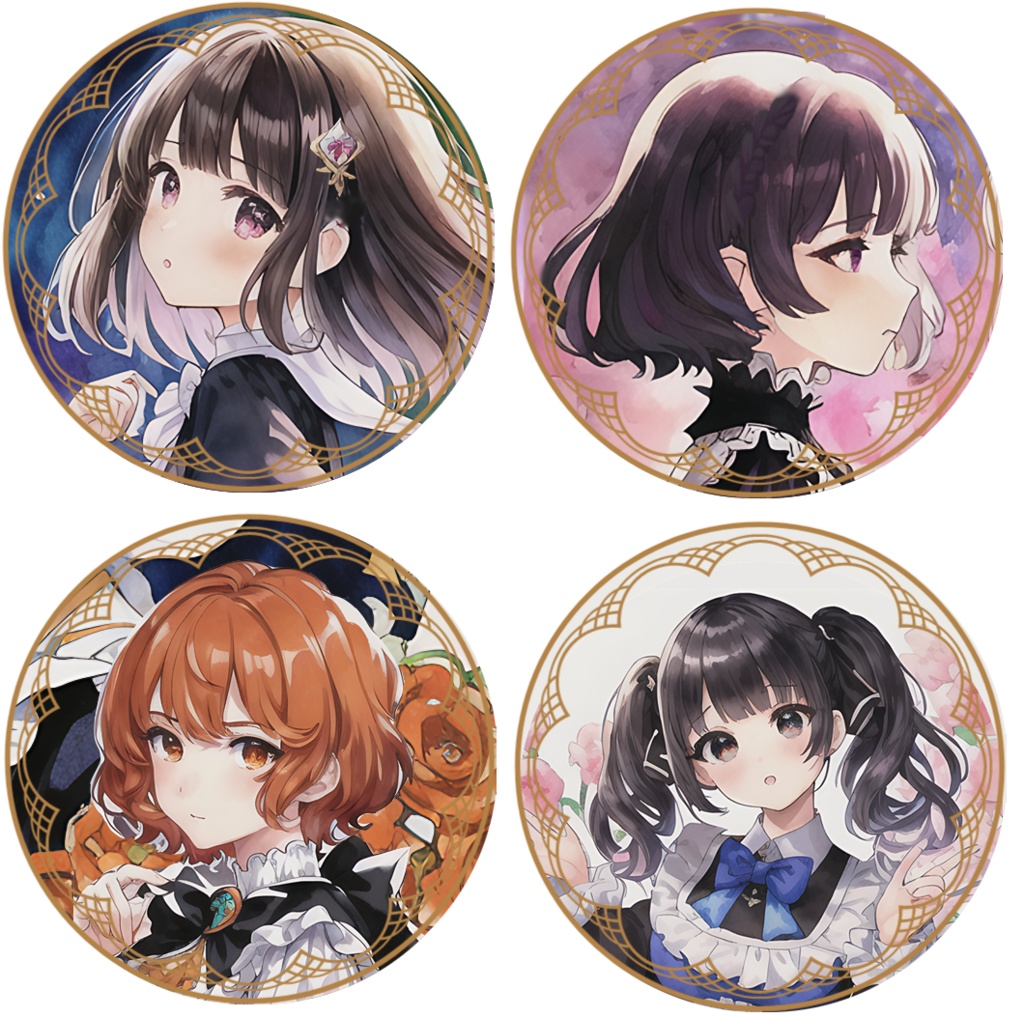 キャラ画像15点追加【マーダーミステリー】「花咲く日々にさよならを」作品資料一式(イラスト素材36点付き)