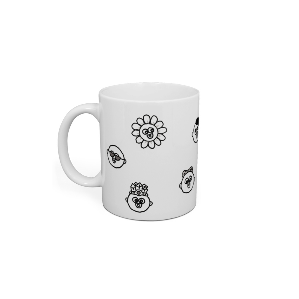 ぽごちゃん集合まぐかっぷ白