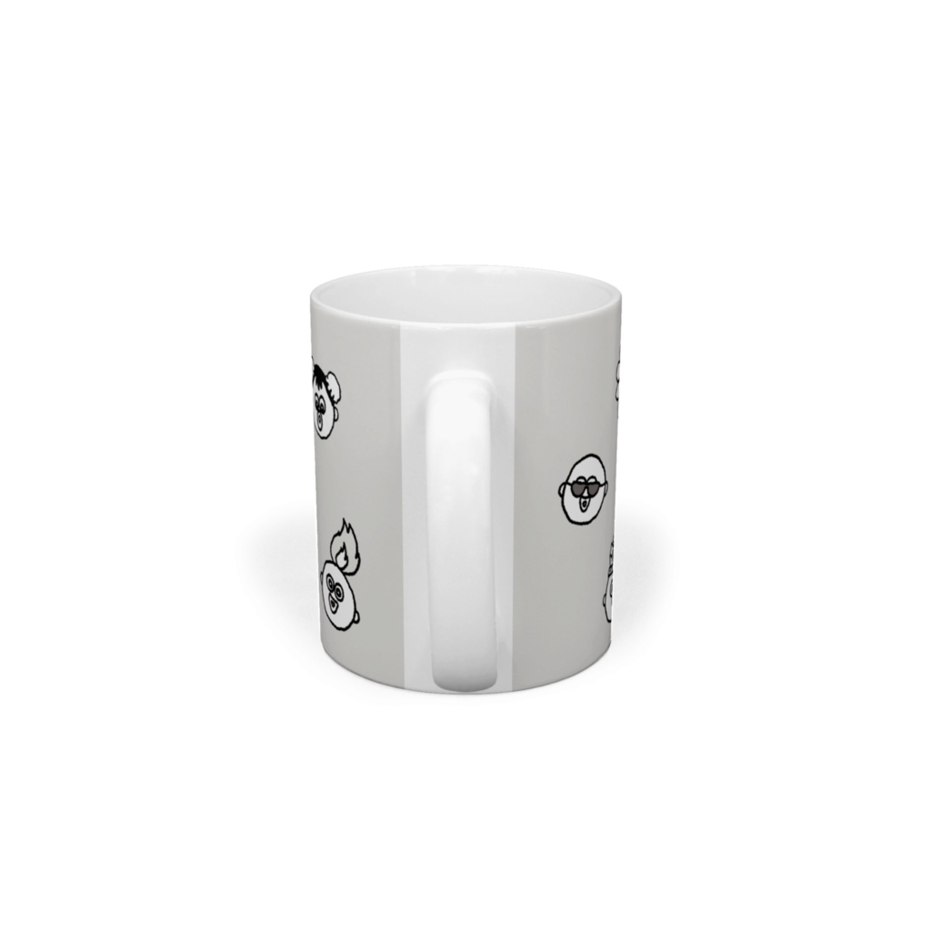 ぽごちゃん集合まぐかっぷグレー