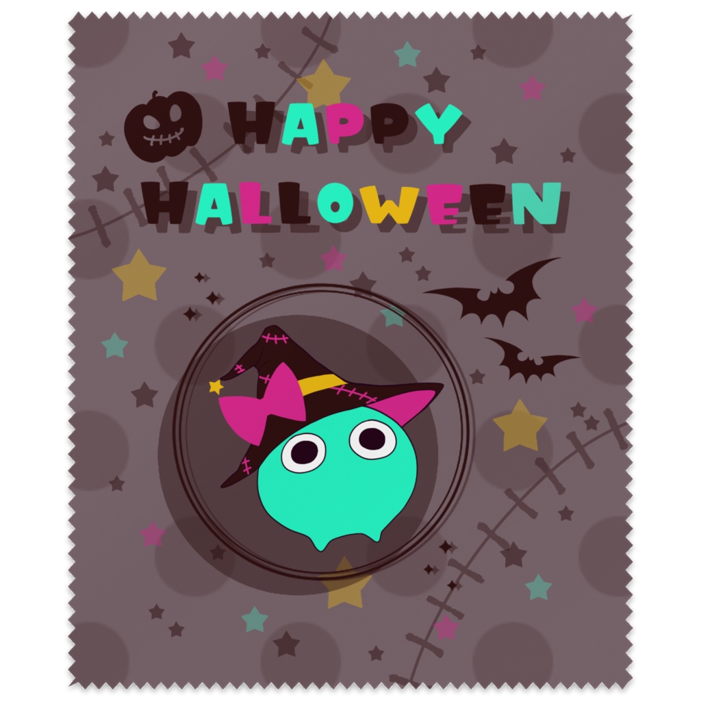 ハロウィンめめたんメガネ拭き