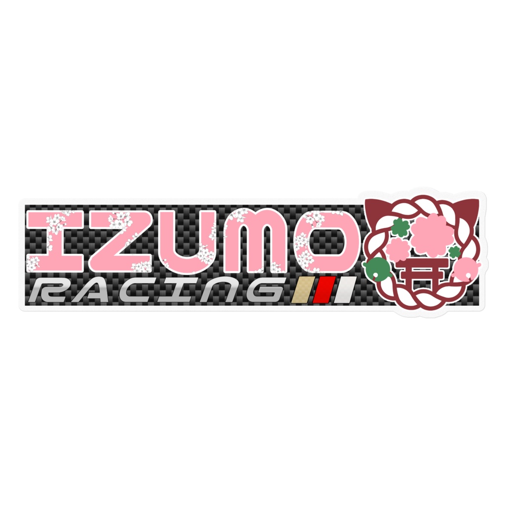 出雲レーシング ステッカー160✕160 (mm)