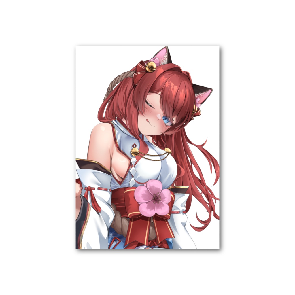 出雲ユイ 4周年記念フォトカードVer.ウィンク