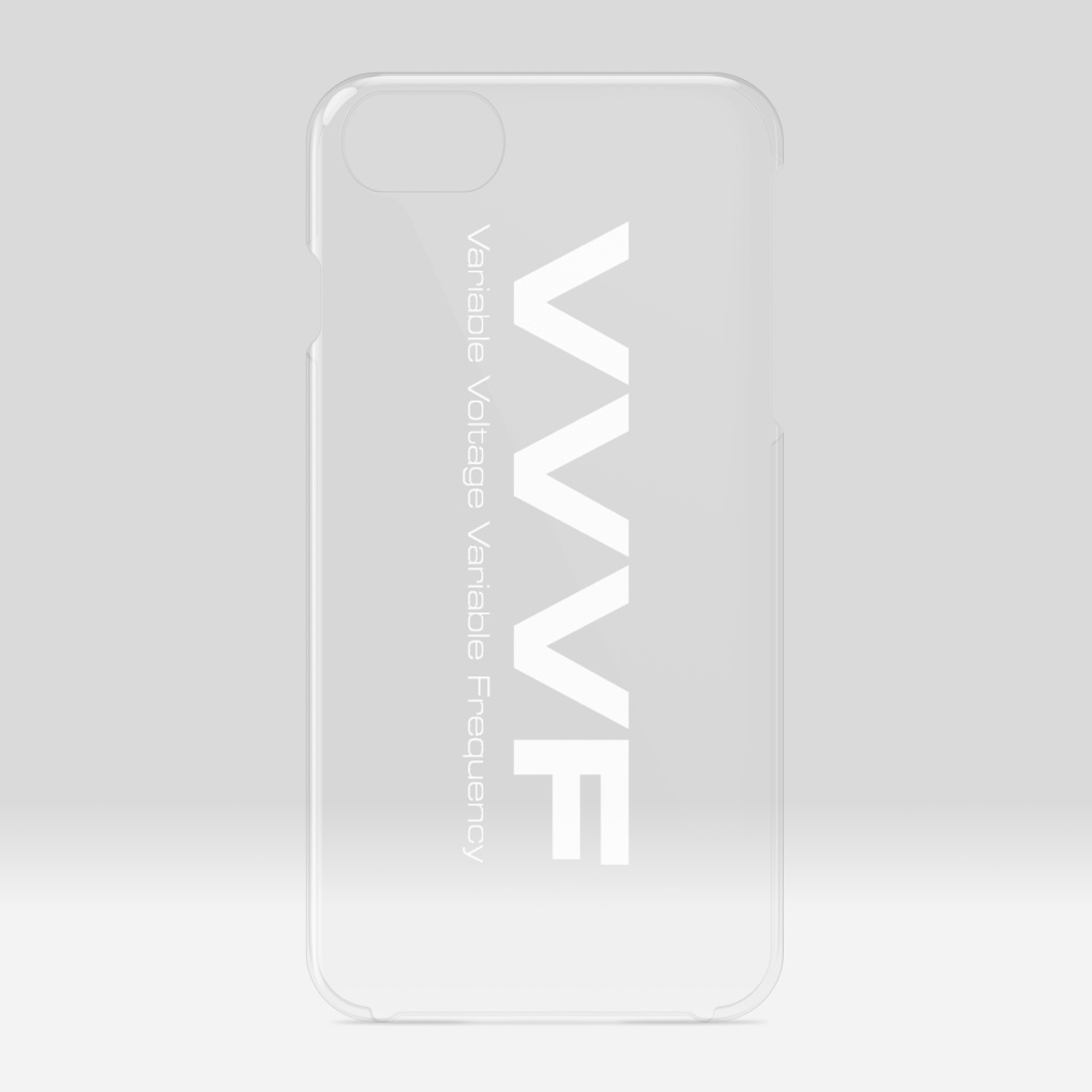 鉄道「VVVF」クリアiPhoneケース