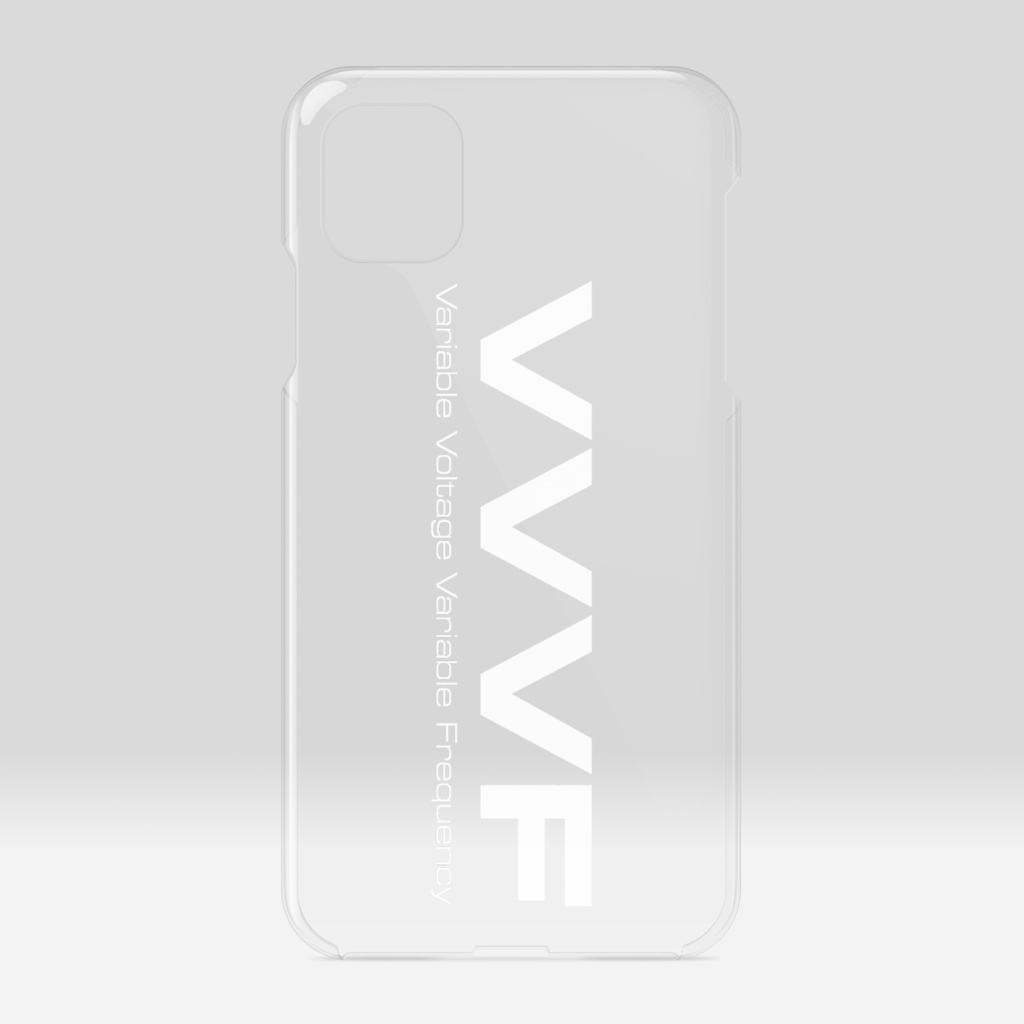 鉄道「VVVF」クリアiPhoneケース
