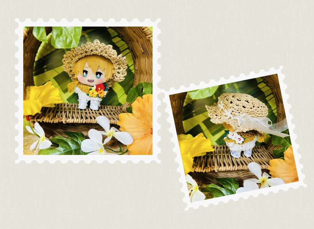 🌺ハイビスカスなショールset