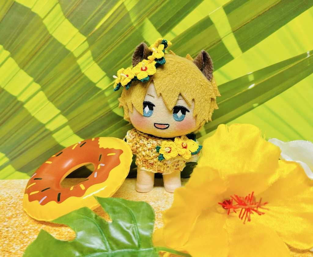 🌺Hibiscus*tiara&summer knit