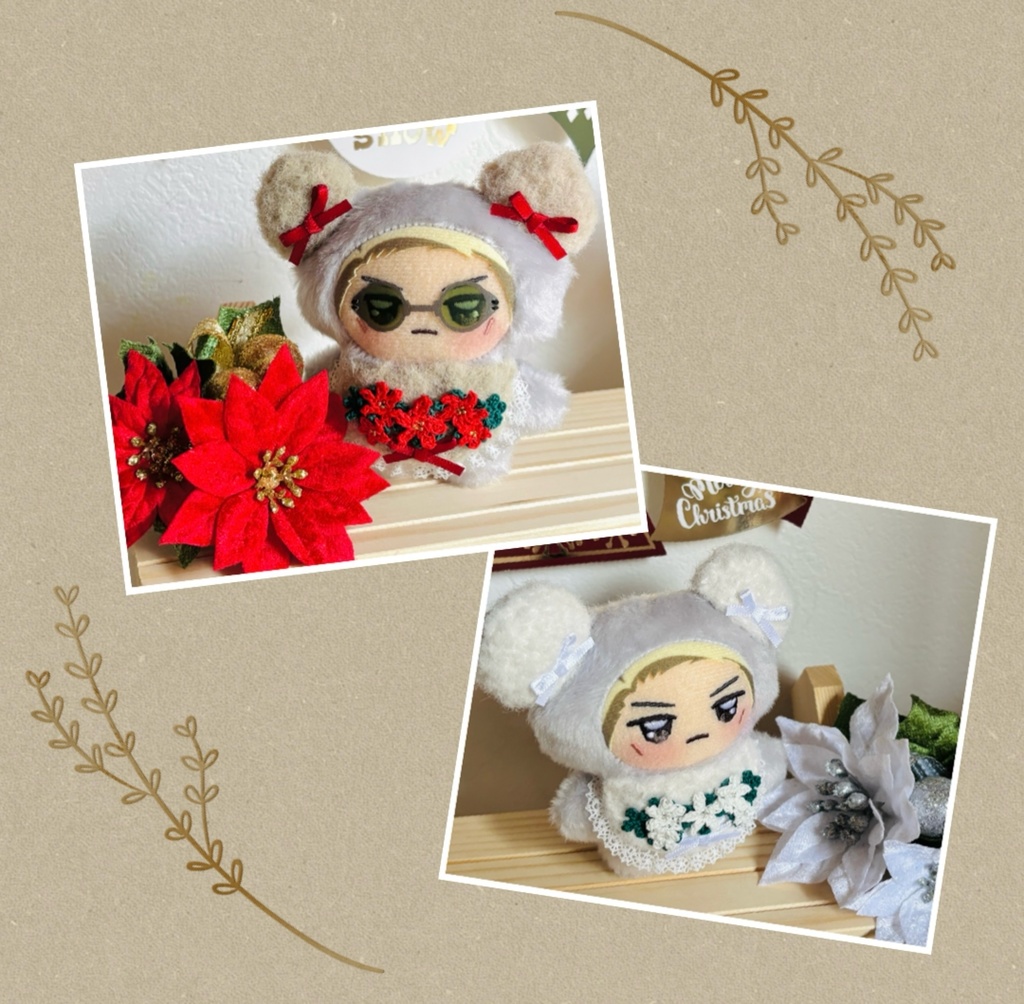 12/27 22:00🍼🧸くまさんの付け耳&スタイ