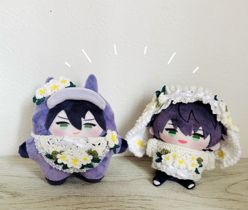 1/29(木)22:00【にじぱぺサイズ】椿なうさぎさんset