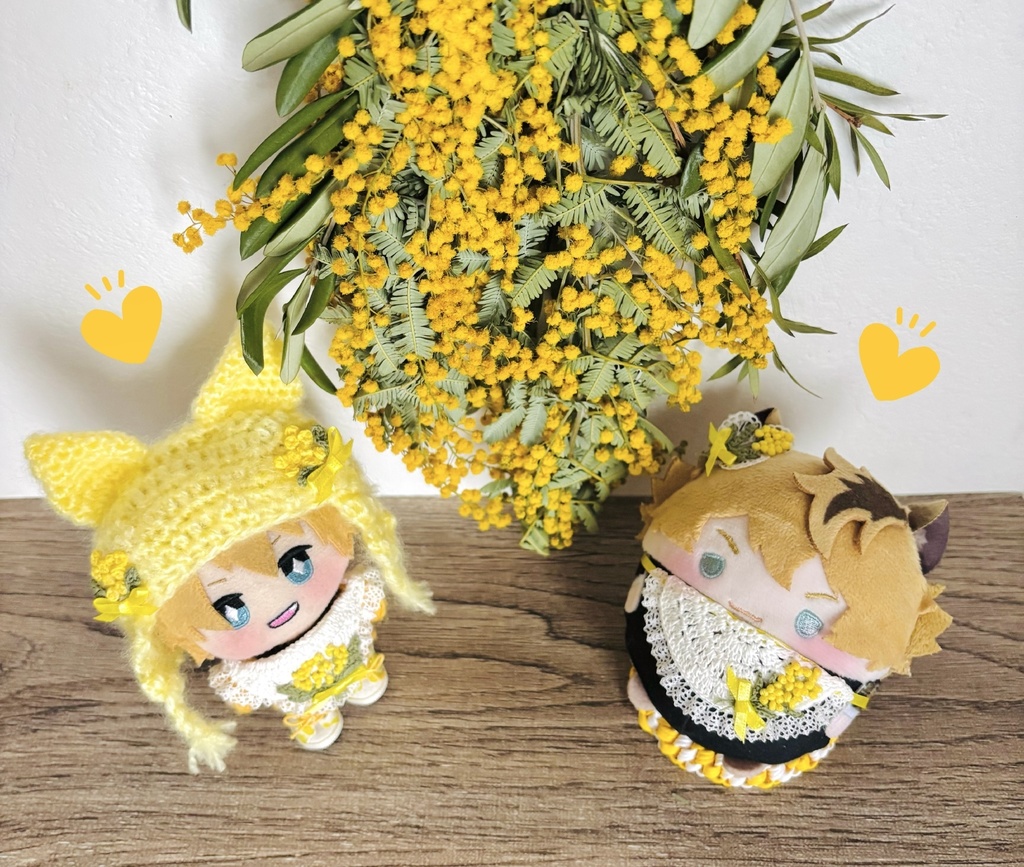 3/29 21:00🌼ミモザなねこさんset