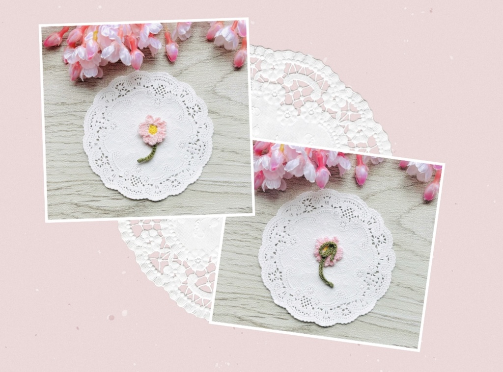 3/29 22:00🌸さくらの髪飾り&一輪のさくら