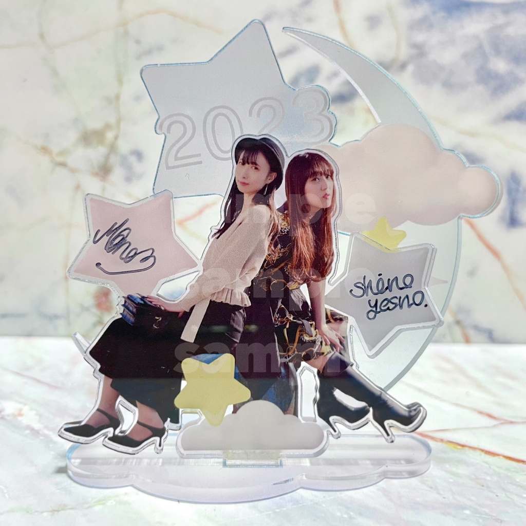 【新年特別企画】M@na&しのよしの アクリルスタンド【2024ver.】