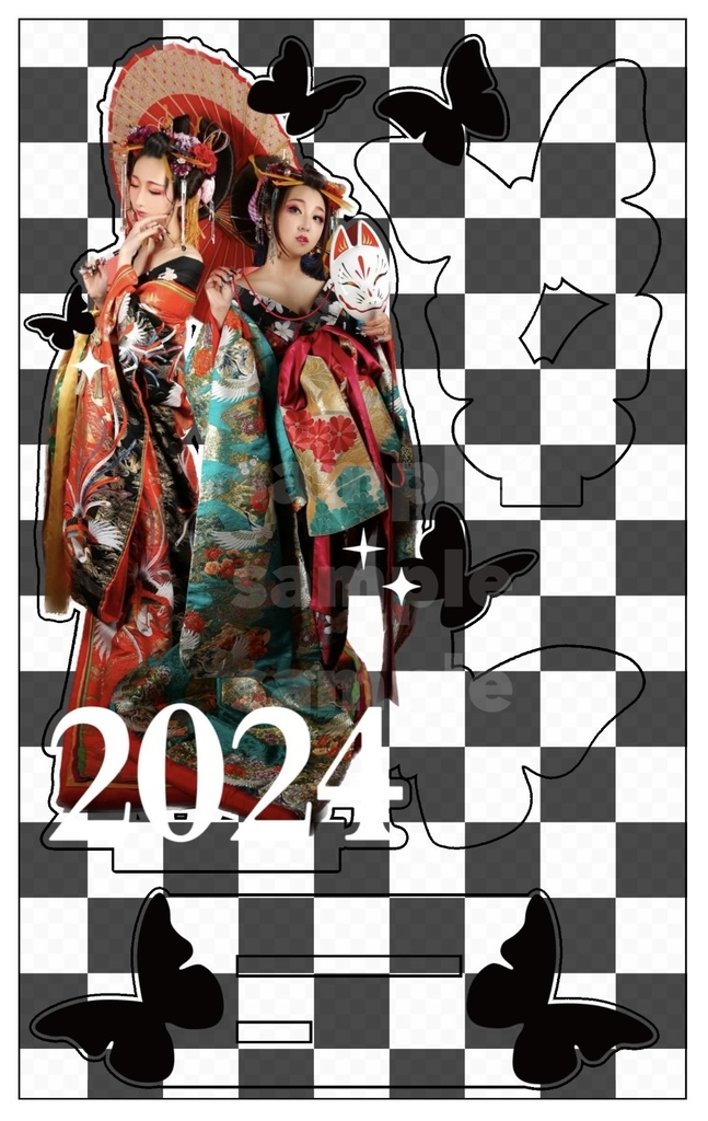 【新年特別企画】M@na&しのよしの アクリルスタンド【2024ver.】