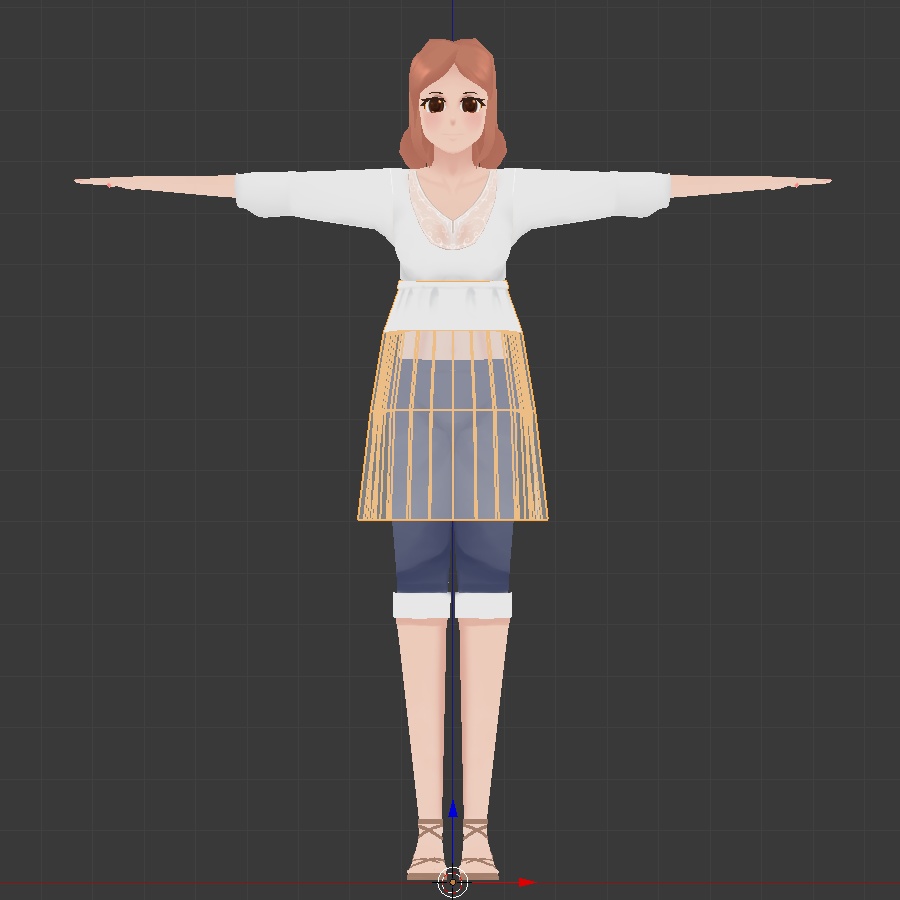 VRM 対応モデルオリジナルキャラクター「桜田聖子」