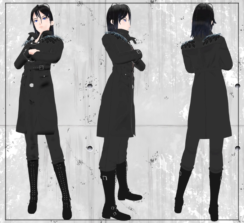 オリジナル3Dモデル-クロノス-【VRM/VRC】