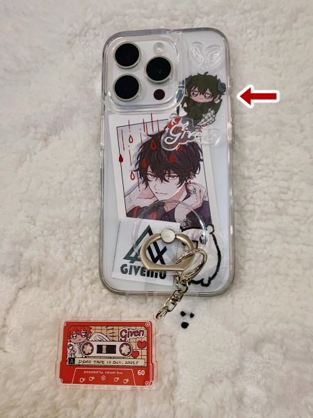 ギヴンダイカットステッカー天使と悪魔Ver.