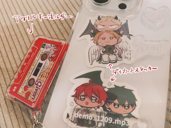 ギヴンアクリルキーホルダー天使と悪魔Ver.