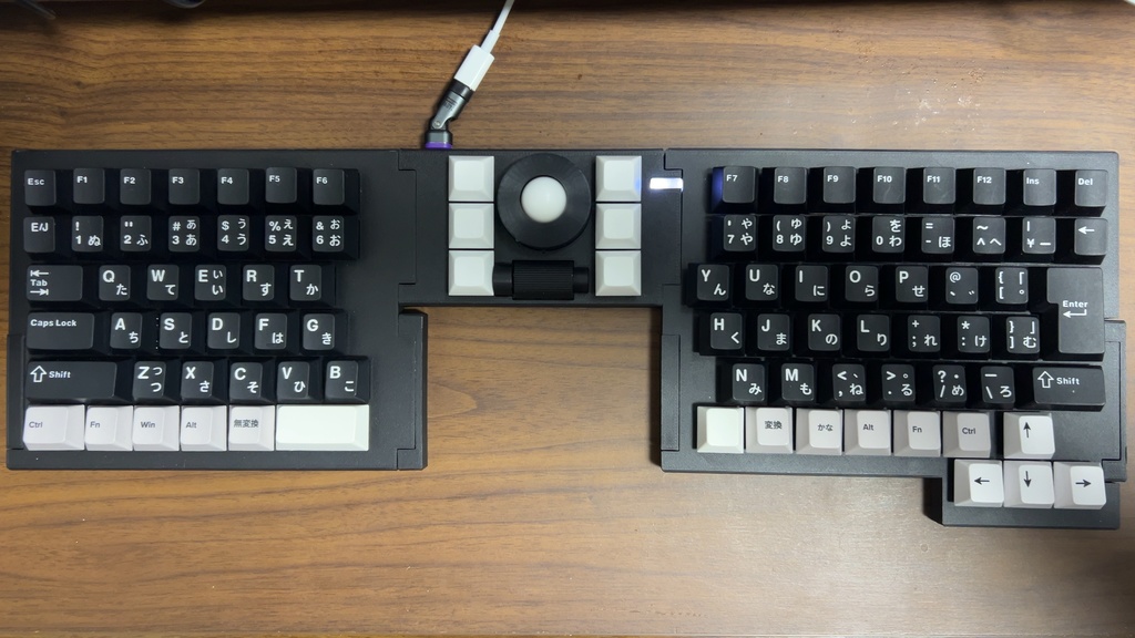 TrackBallBar用キーボード拡張ユニット