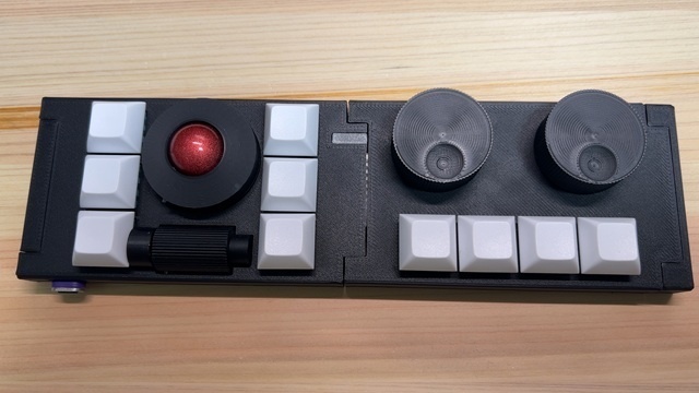 TrackBallBar用ホイール/キー拡張ユニット