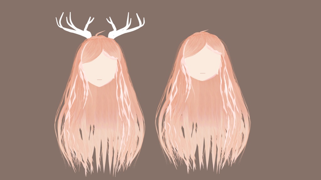 Reindeer theme REWORK preset (textures and bones included) - VRoid