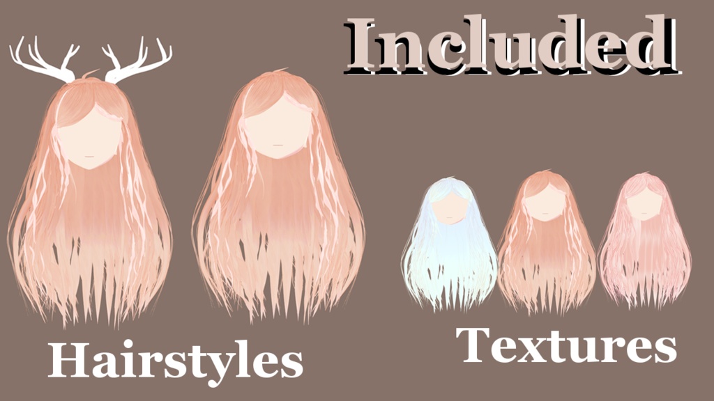 Reindeer theme REWORK preset (textures and bones included) - VRoid