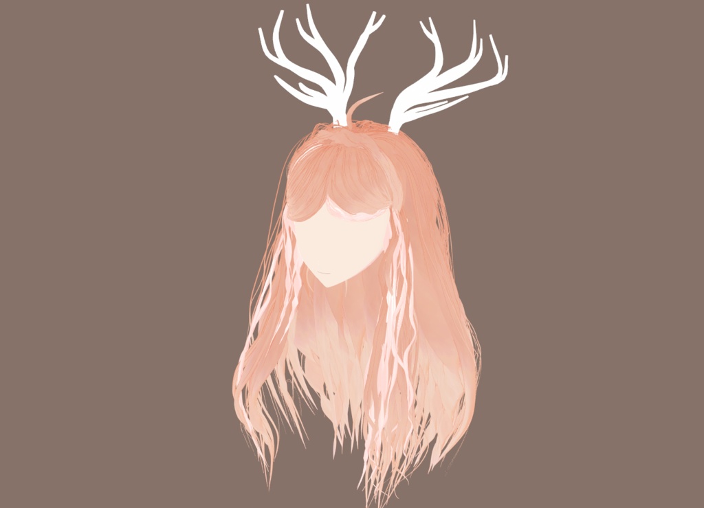 Reindeer theme REWORK preset (textures and bones included) - VRoid