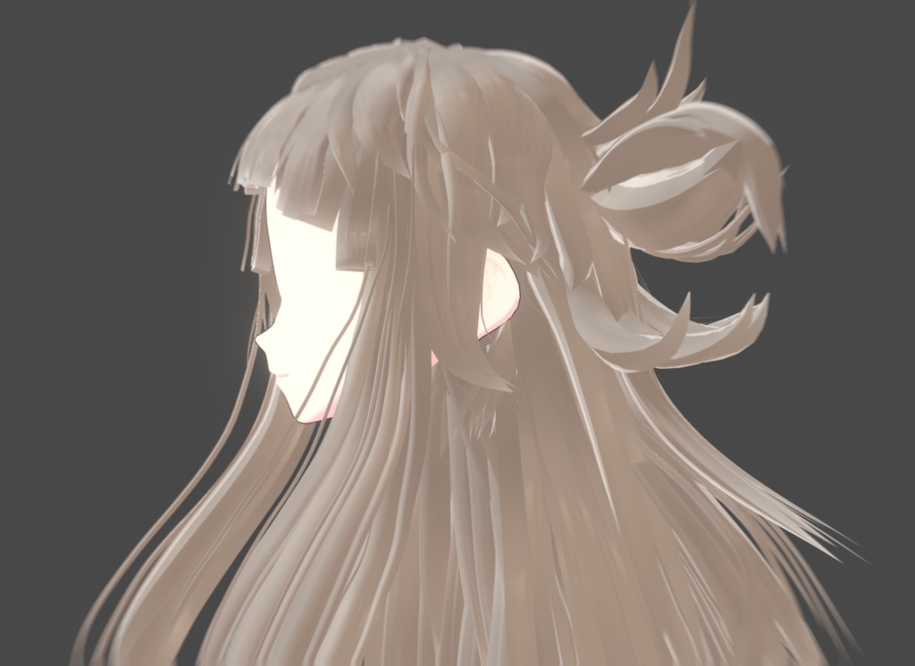 [VRoid] Rebel long hair preset