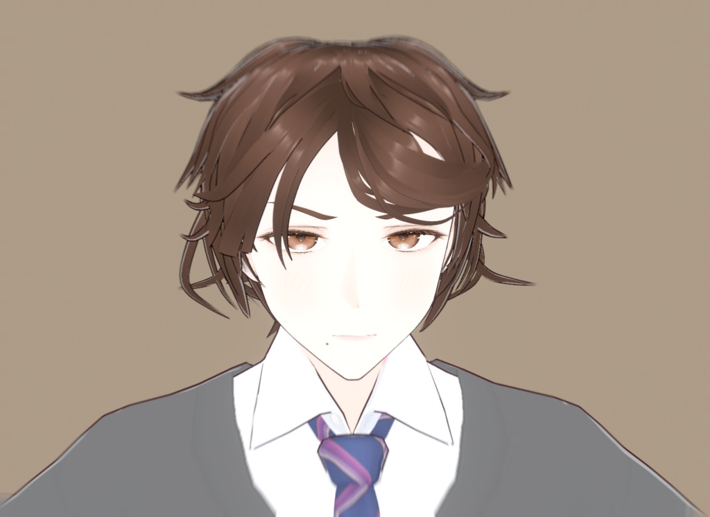 Sweet short hairstyle (textures and hair bounce setting included) - VRoid